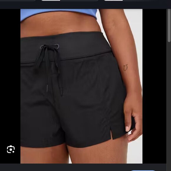 aerie Pants - AERIE OFFLINE | The Hugger Homerun Short Black running shorts 